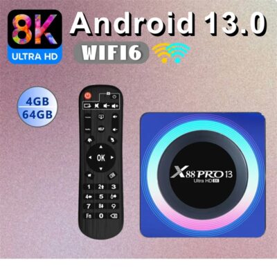 X88 PRO Smart TV Box Android 13